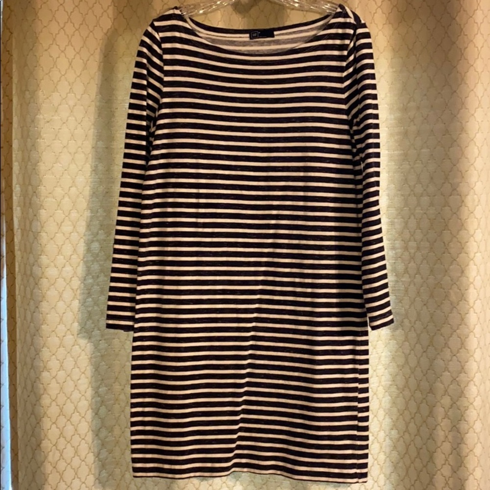 Gap boatneck striped dress